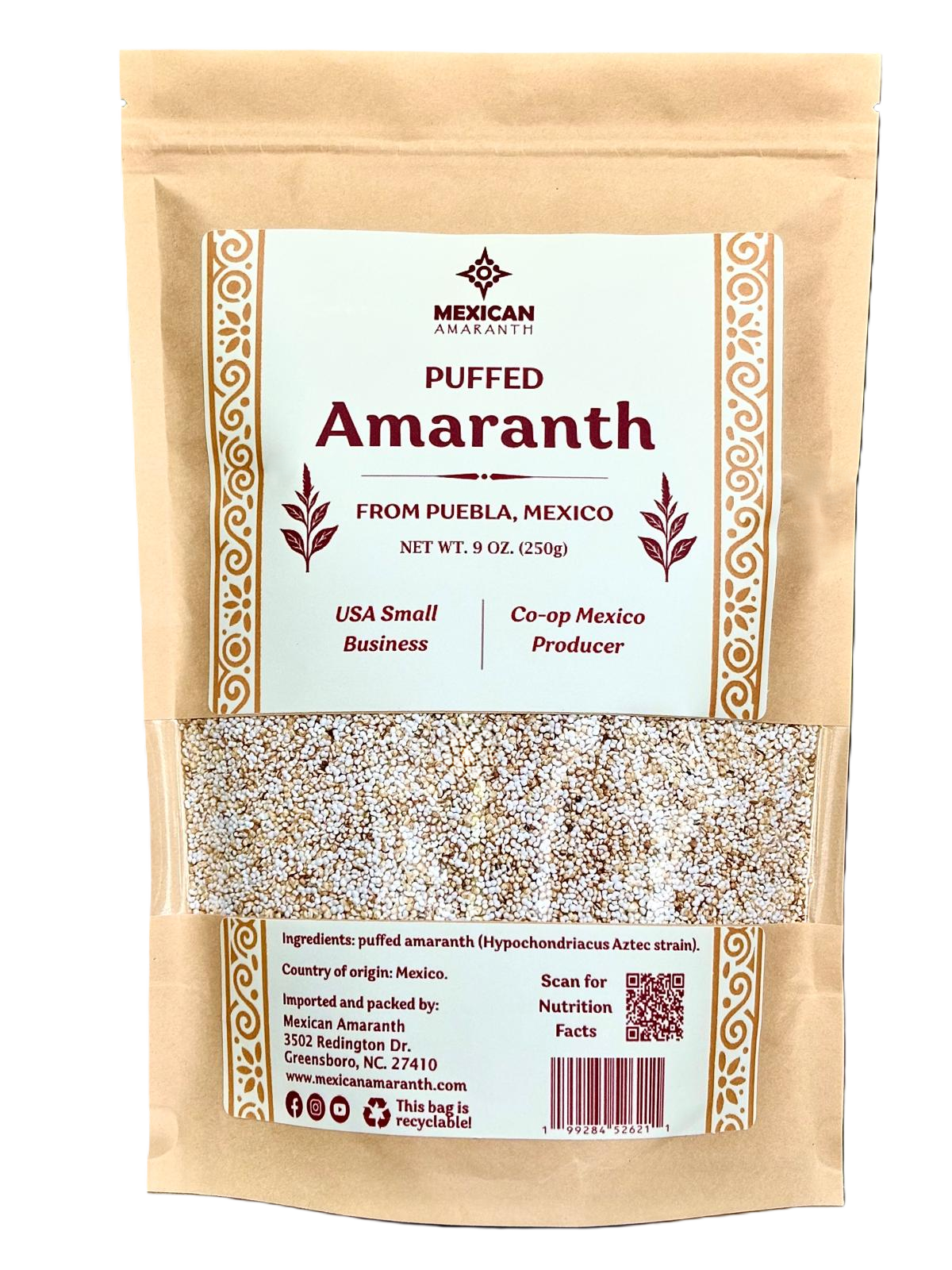 Mexican, amaranth, puffed, vegetarian, vegan, puebla, oaxaca, Mexico, Mexican, mexicano, amaranto, inflado, reventado