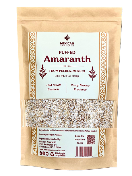 Mexican, amaranth, puffed, vegetarian, vegan, puebla, oaxaca, Mexico, Mexican, mexicano, amaranto, inflado, reventado